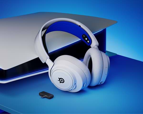Фото - Гарнитура беспроводная игровая SteelSeries Arctis Nova 7P White (61561)