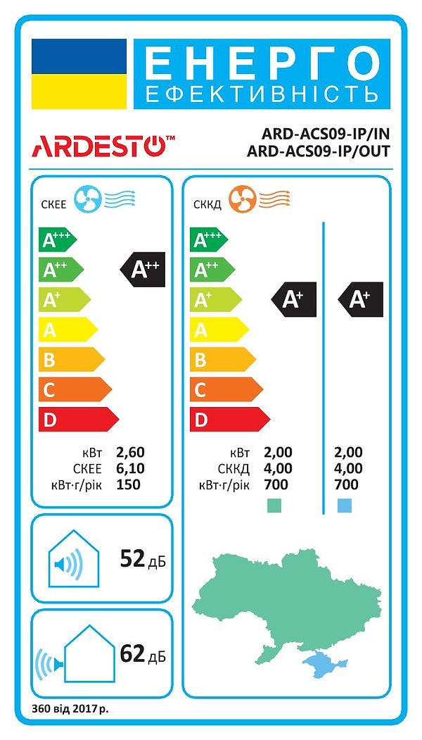 Фото - Кондиціонер спліт Ardesto CoolSmartPro ARD-ACS09-IP