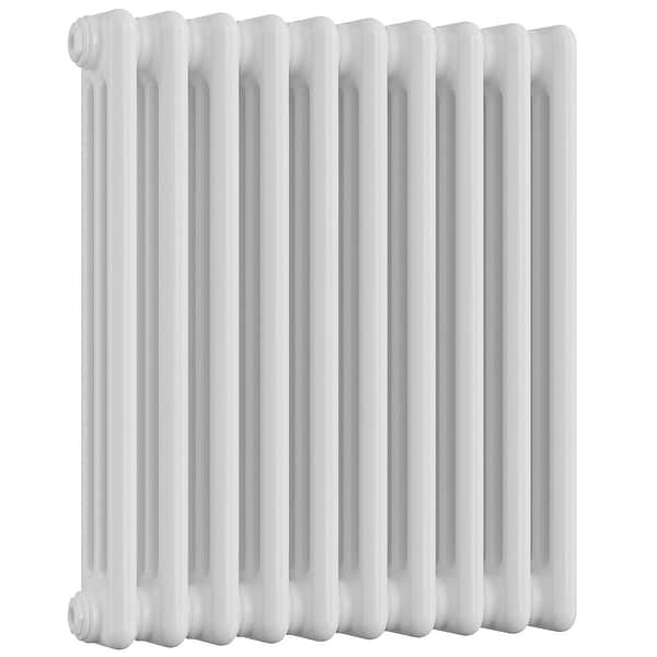 Фото - Радиатор отопления Cordivari ARDESIA (10 секций) H=556 мм (межосевая 500 мм) 3 колонны 24 (белый RAL9010) (3541700038545)