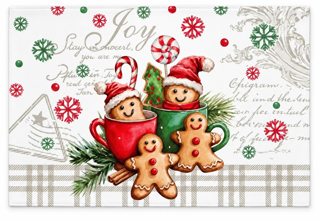 Салфетка для сервировки ARDESTO Christmas Cookies 30х45 см 2 шт. (ART15GB)