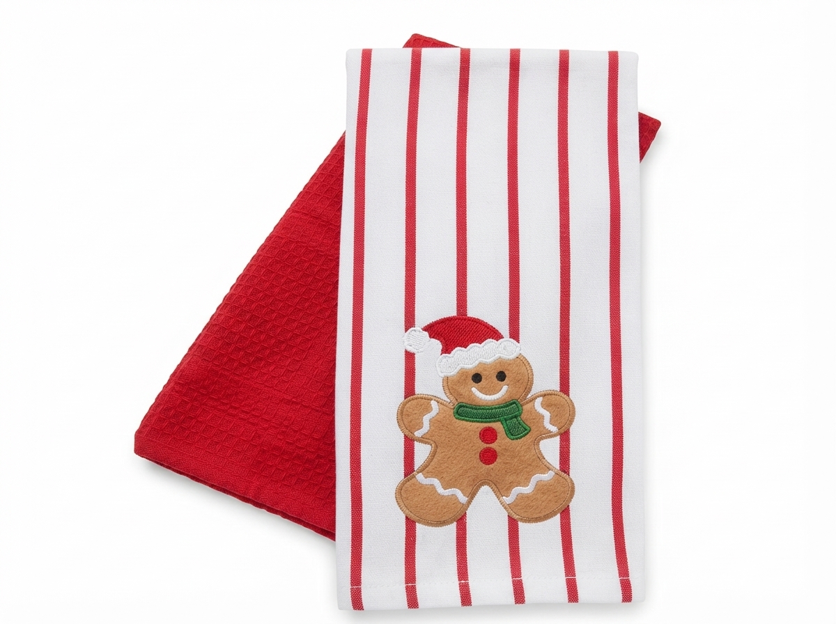Набір рушників ARDESTO Christmas Ginger cookies 38х63 см 2 шт. (ART3863GB)