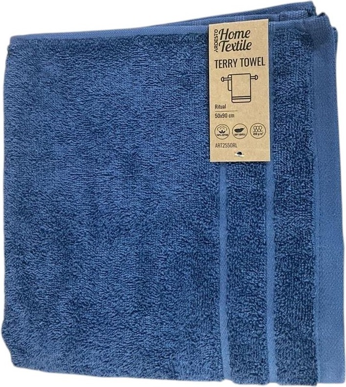 Рушник для обличчя Ardesto Ritual 50х90 см синій (ART2550RL)