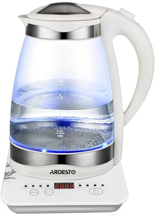 Электрический чайник Ardesto EKL-1319HW White