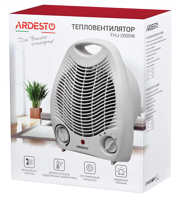 Фото - Тепловентилятор Ardesto FHJ-2000W