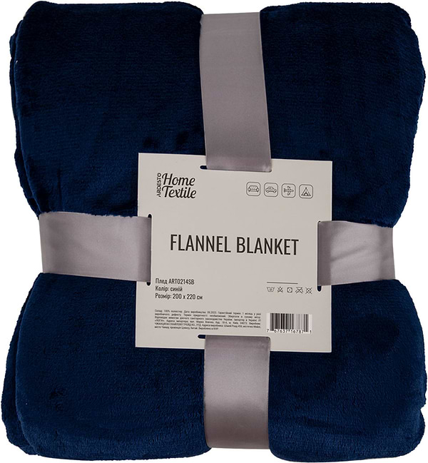 Фото - Плед євро Flannel 200x220 см (ART0214SB)