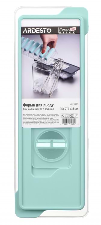 Фото - Форма для льоду Ardesto Fresh Stick Blue Tiffany (AR1102TP)