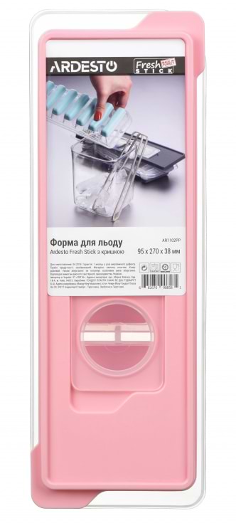 Фото - Форма для льоду Ardesto Fresh Stick Pink (AR1102PP)