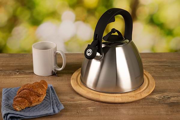 Фото - Чайник металевий Ardesto Gemini 2.5 л Grey (AR1948KS)