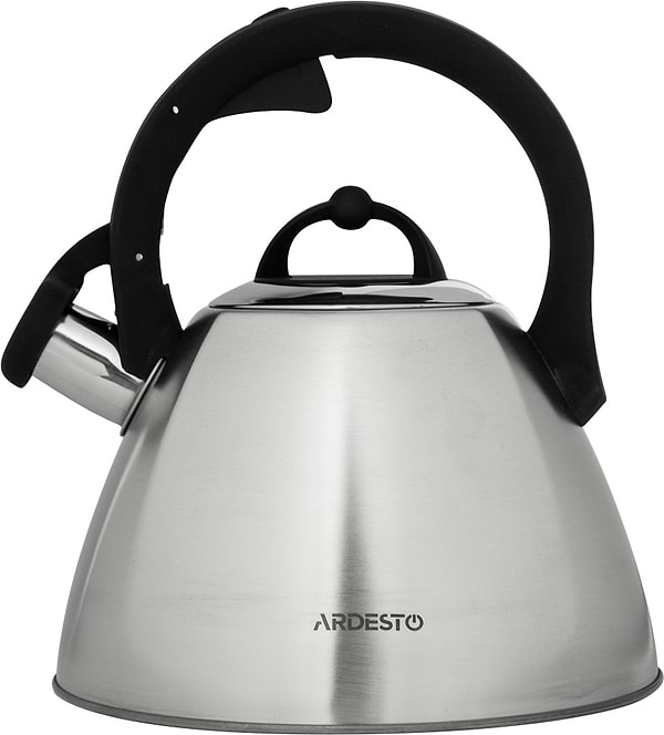 Фото - Чайник металевий Ardesto Gemini 2.5 л Grey (AR1948KS)