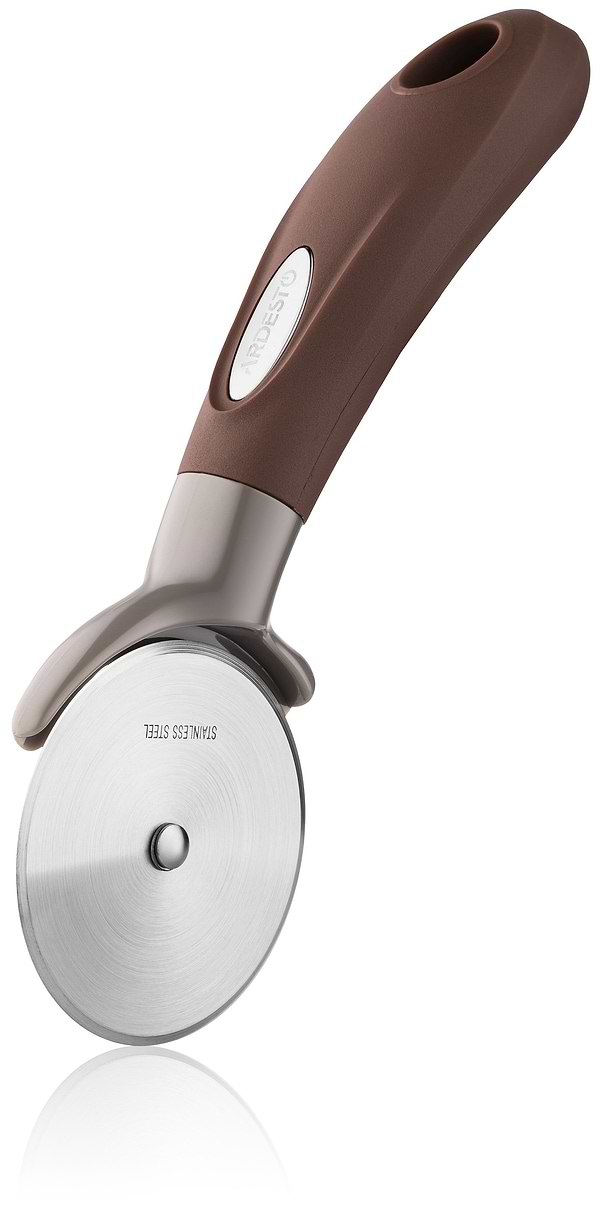 Фото - Нож для пиццы Ardesto Gemini 20 см Gray/Brown (AR2158PG)