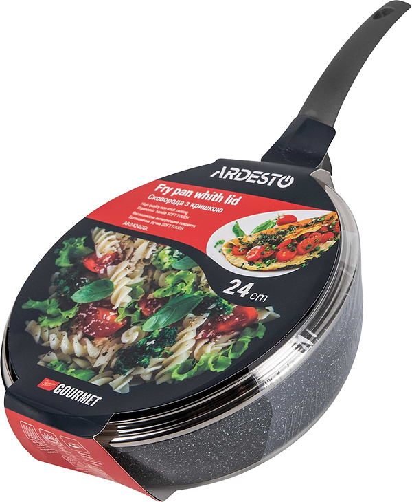 Фото - Сковорода універсальна Ardesto Gemini Gourmet Apulia 24 см (AR2424GGL)