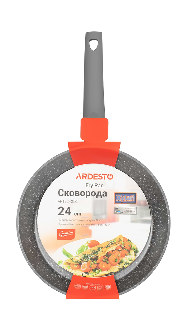 Фото - Сковорода универсальная Ardesto Gemini Molise 24 см Gray (AR1924GLG)