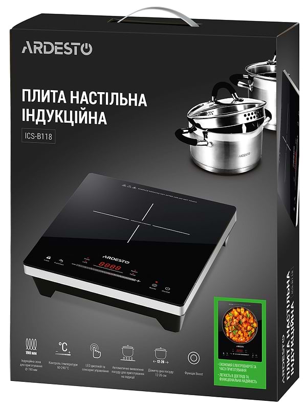 Фото - Плита електрична настільна Ardesto ICS-B118