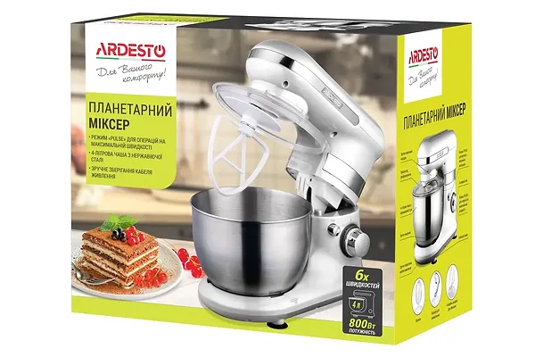 Фото - Планетарный миксер Ardesto KSTM-8040 White