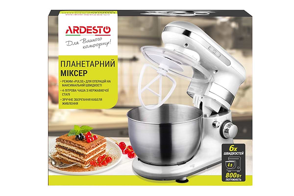 Фото - Планетарный миксер Ardesto KSTM-8040 White