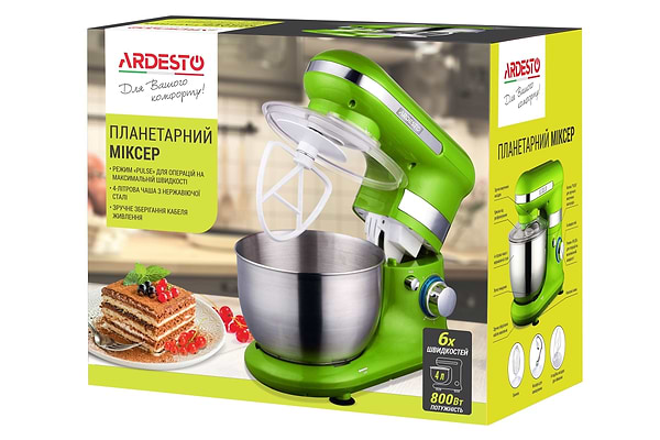Фото - Планетарний міксер Ardesto KSTM-8041 Green