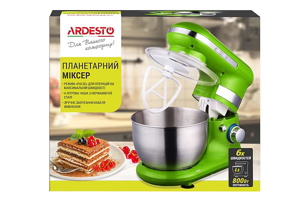 Фото - Планетарний міксер Ardesto KSTM-8041 Green