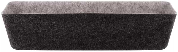 Фото - Набор корзин для хранения Ardesto Prestigio 38.5x13.5x9cm/12x12x8.5 см 4 пр. Gray (ARHH5101FG)