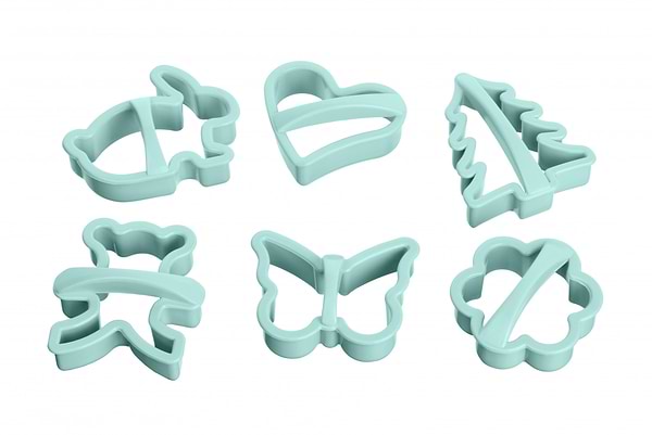 Фото - Набір форм для печива Ardesto Tasty Baking Blue Tiffany 6 шт. (AR2308TP)