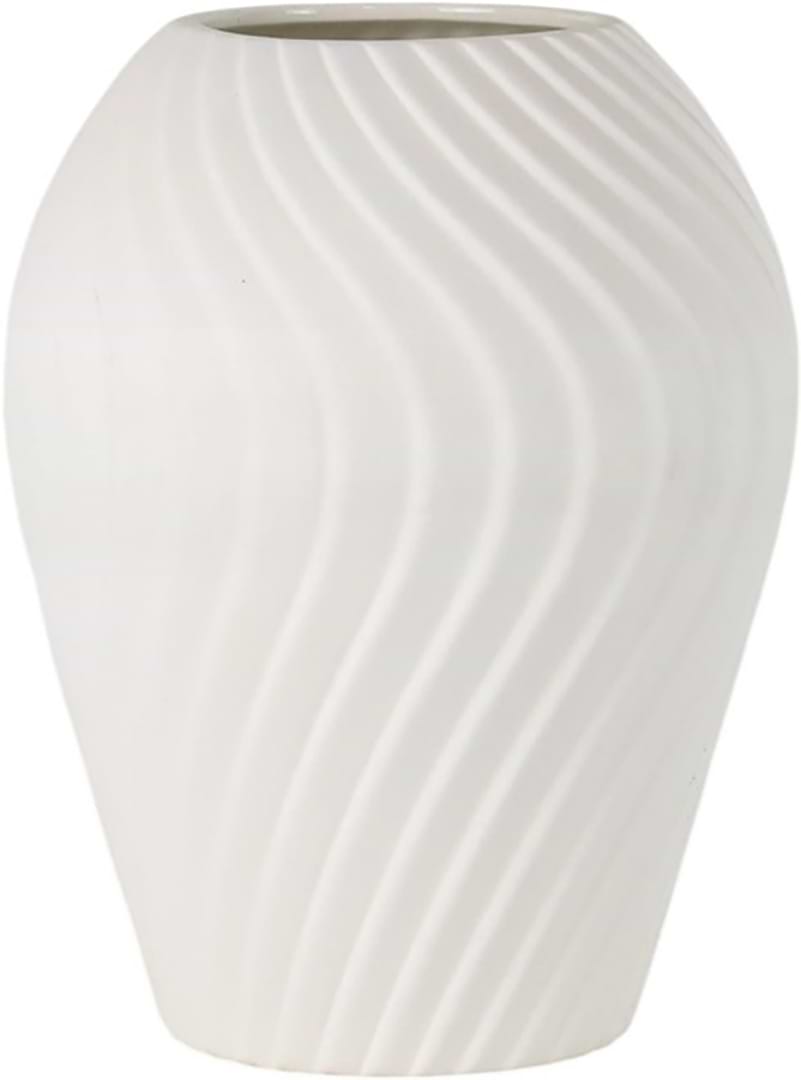 Ваза Ardesto Trento 15.5х20 см Білий (AR3824W)