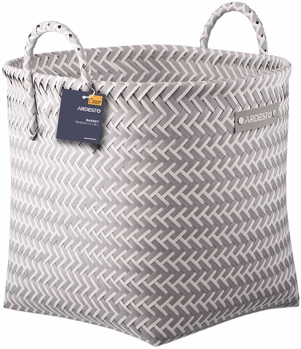 Фото - Корзина для хранения Ardesto Vigor 35х35х32 см Gray (ARHC2512PG)