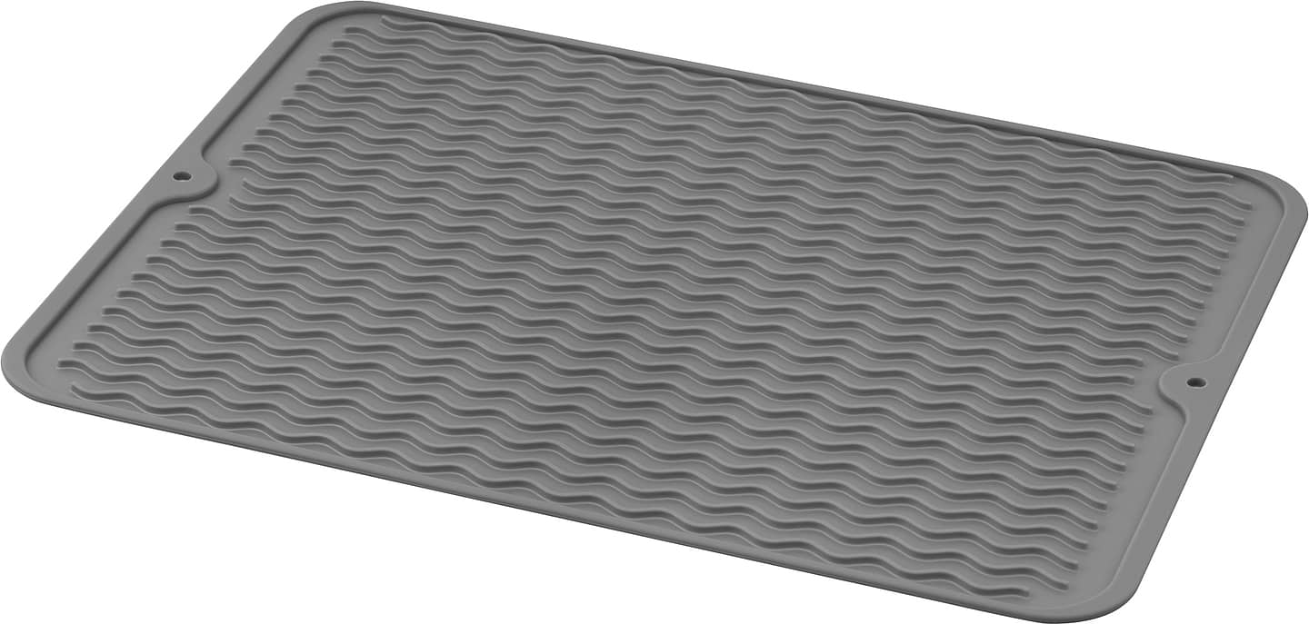 Купити Килимок для сушки посуду Ardesto Vigor 40х30 см сірий (ARHK4101SG) - Фото 1 Килимок для сушки посуду Ardesto Vigor 40х30 см сірий (ARHK4101SG) - Фото 1