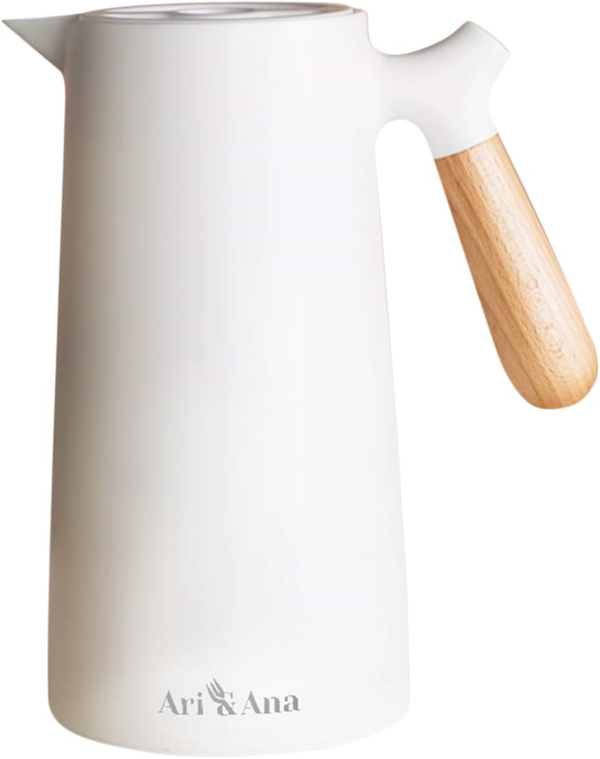 Термокувшин Ari&Ana для гарячих та холодних напоїв, 2в1 1 л - білий (6126755803262)