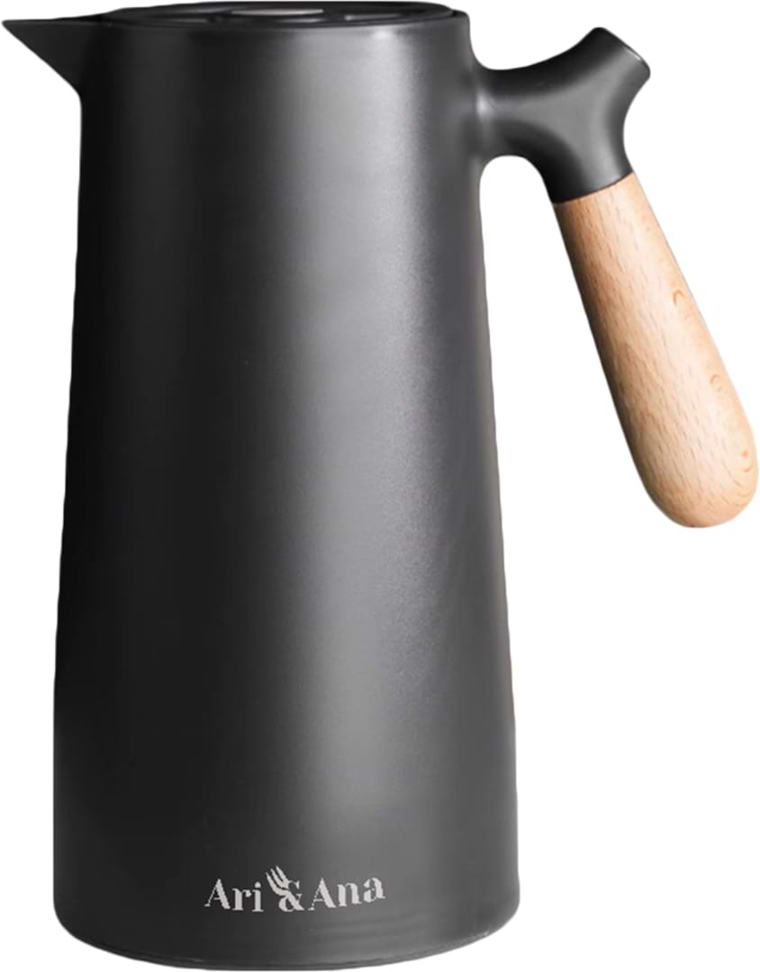 Термокувшин Ari&Ana для гарячих та холодних напоїв, 2в1 1 л - чорний (6126755803263)