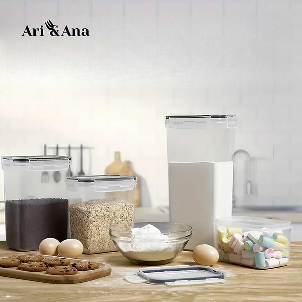 Фото - Набір ємностей для сипучих Ari&Ana герметичних контейнерів 8 шт. (6126755803266)