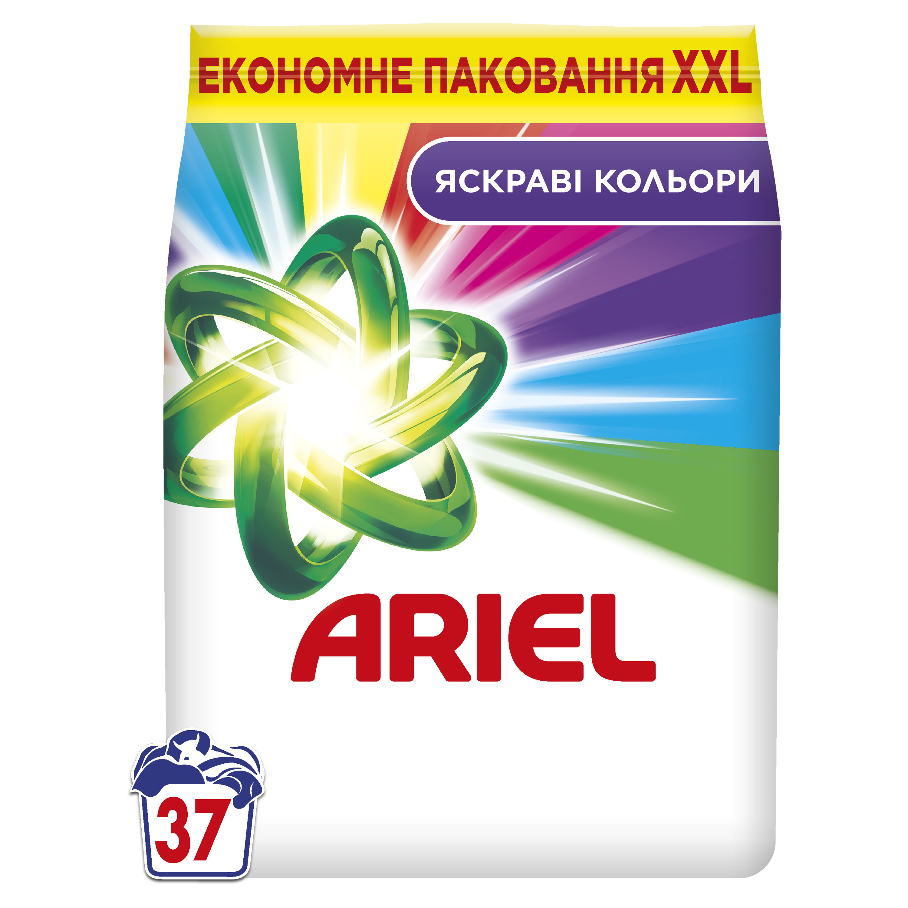 Стиральный порошок Ariel Аква-Пудра Color 37 циклов, 5кг