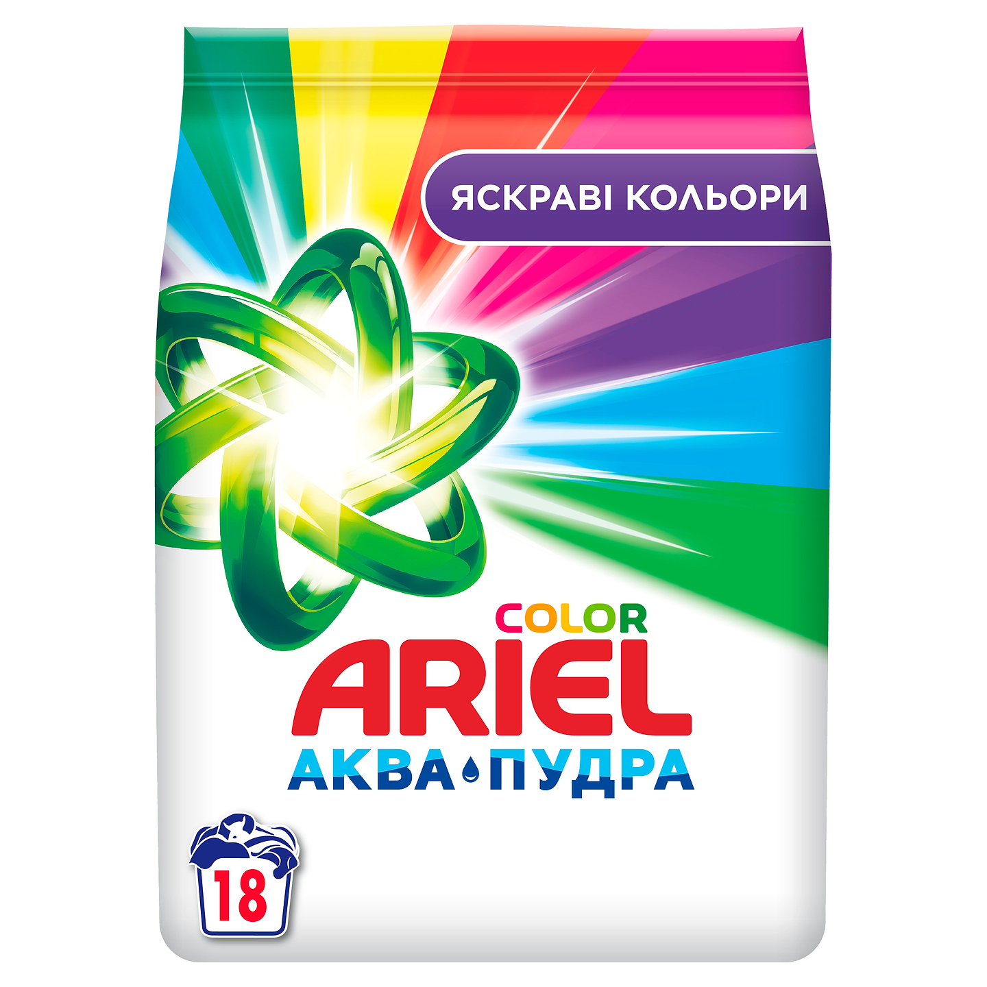 Стиральный порошок Ariel Аква-Пудра Колор 2,7кг