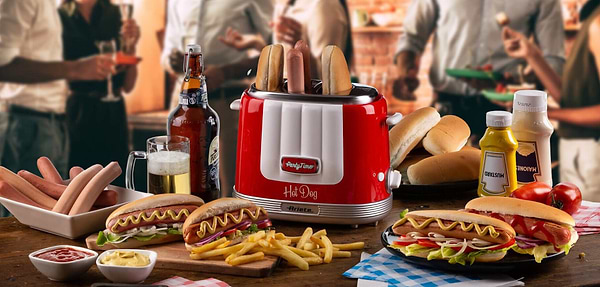 Фото - Бутербродница Ariete 0206 Hot Dog Red