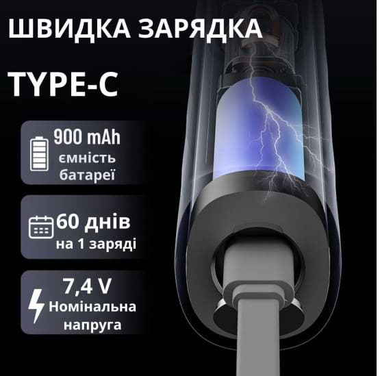 Фото - Зубна щітка електрична AIMED Sonic Spark 
White (AI-Spark1_wh)