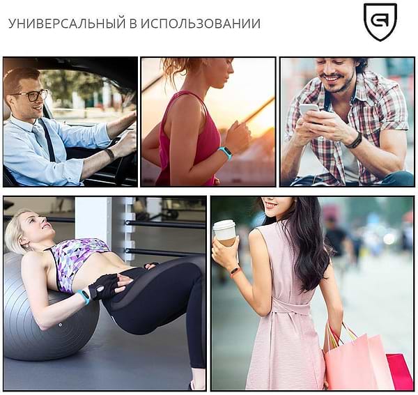 Фото - Ремінець для фітнес-браслету Armorstandart Xiaomi Mi Band 4/3 Light Grey (ARM51828)
