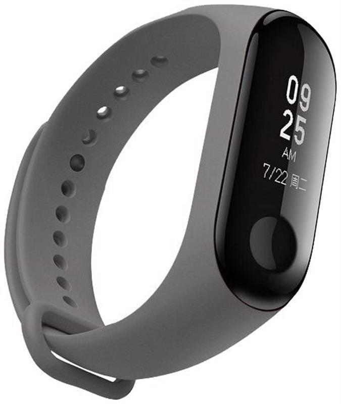 Ремешок для фитнес-браслета Armorstandart for Xiaomi Mi Band 4/3 Dark Grey (ARM52157) - Фото 1