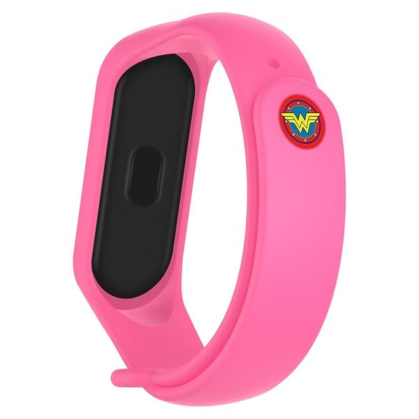 Фото - Ремінець для фітнес-браслету Armorstandart Superhero Edition for Xiaomi Mi Band 4/3 Wonder Woman Pink (ARM55067)
