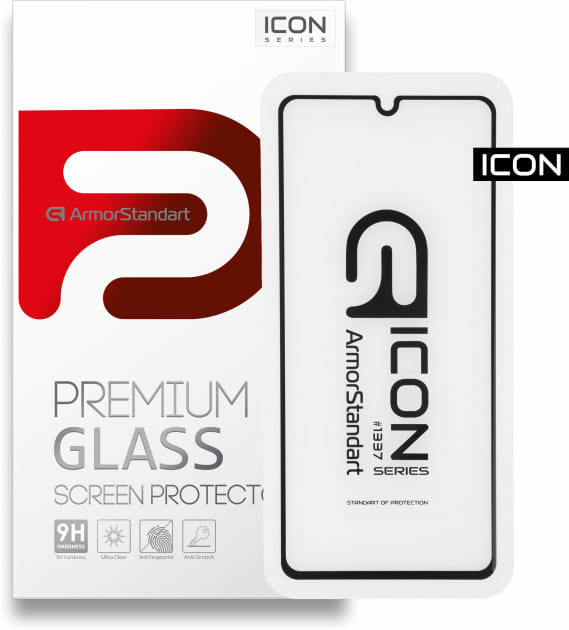 Фото - Захисне скло Armorstandart Icon for Samsung Galaxy A41 SM-A415 Black, 0.33mm (ARM56242-GIC-BK)
