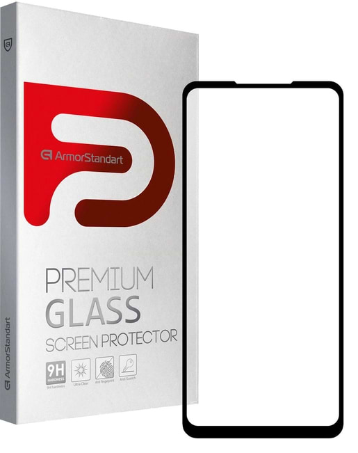 Защитное стекло для смартфона Armorstandart Full Glue for Samsung A21s (A217) Black (ARM56261-GFG-BK) - Фото 1