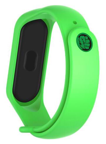 Ремінець для фітнес-браслету Armorstandart Superhero Edition for Xiaomi Mi Band 7/6/5 Hulk Green (ARM57069)