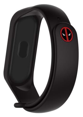 Ремінець для фітнес-браслету Armorstandart Superhero Edition for Xiaomi Mi Band 7/6/5 Deadpool Black (ARM57071)