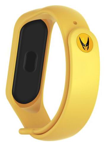 Ремінець для фітнес-браслету Armorstandart Superhero Edition for Xiaomi Mi Band 7/6/5 Wolverine Yellow (ARM57072)