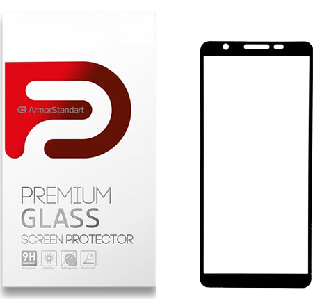 Фото - Защитное стекло для смартфона Armorstandart Full Glue for Samsung A01 Core (A013F) Black (ARM57291)
