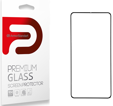 Фото - Захисне скло для смартфону Armorstandart Full Glue Curved for Huawei Mate 40 Pro+ Black (ARM57617)