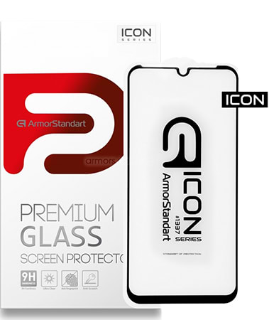 Захисне скло для смартфону Armorstandart Icon for Motorola G8 Plus Black (ARM57654)