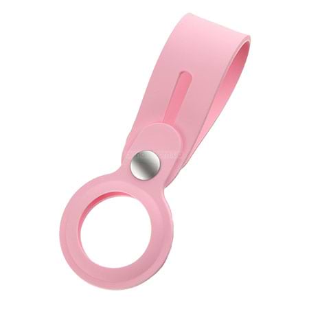 Чехол для беспроводного маяка Armorstandart for AirTag Silicone Loop with Button Pink (ARM59157) - Фото 1