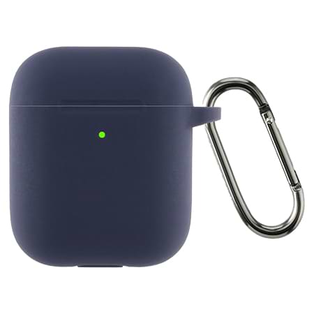 Чохол для навушників Armorstandart Ultrathin Silicone Case With Hook for Apple AirPods 2 Dark Blue (ARM59681) - Фото 1
