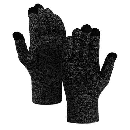 Фото - Рукавички для сенсорних екранів Armorstandart Melange Grey/Black size L (ARM59867)