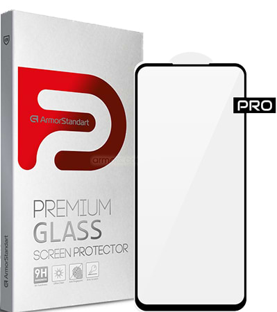Защитное стекло для смартфона Armorstandart Pro for OPPO A55 4G Black (ARM61035)