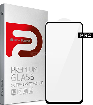 Захисне скло для смартфону Armorstandart Pro for Xiaomi Redmi 10 Black (ARM61042) - Фото 1