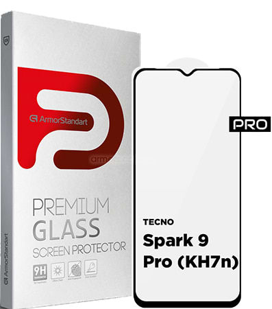 Фото - Захисне скло для смартфону Armorstandart Pro for TECNO Spark 9 Pro (KH7n) Black (ARM64652) Фото - Захисне скло для смартфону Armorstandart Pro for TECNO Spark 9 Pro (KH7n) Black (ARM64652)